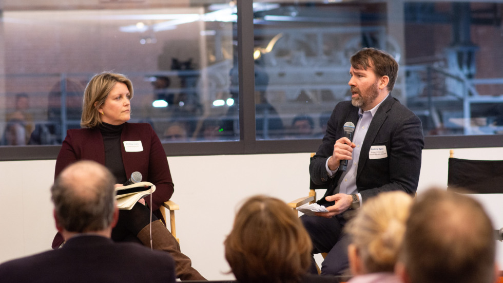 Lindsay Lang and Andrew Ryan